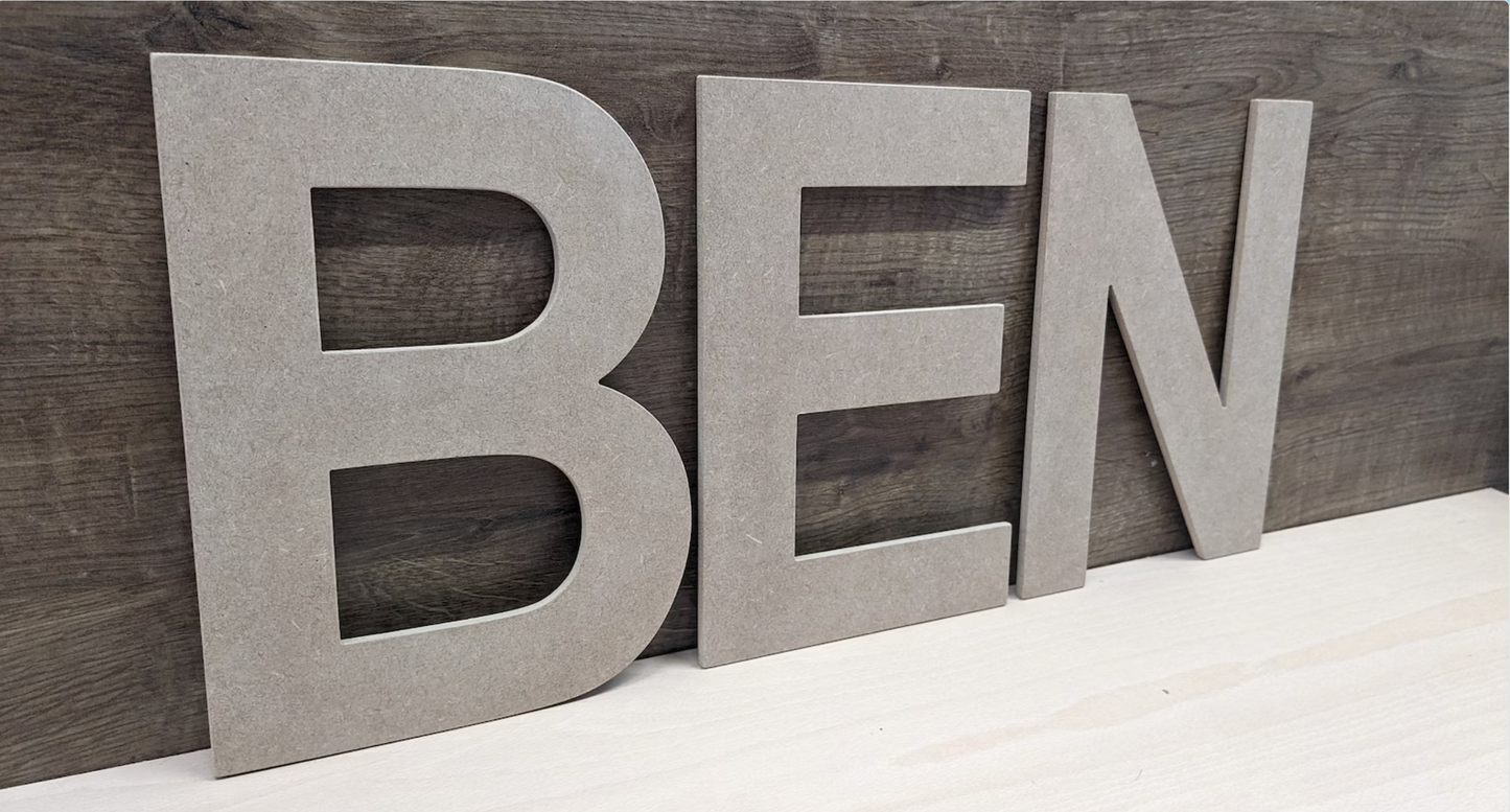 ANY SIZE Letters - MDF