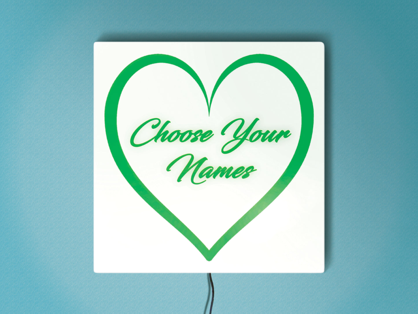 Custom Name Heart