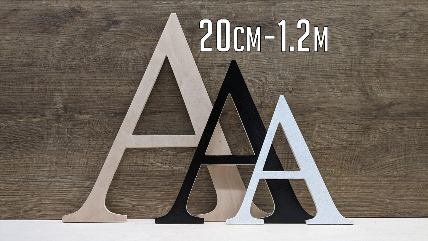 ANY SIZE Letters - Plywood