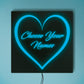 Custom Name Heart Large